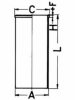 KOLBENSCHMIDT 89850190 Cylinder Sleeve
